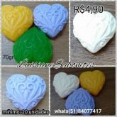 Sabonete coração arabesco